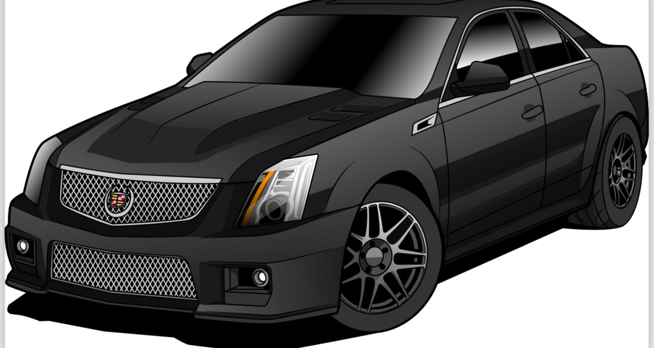 CTS-V Shirt/Sticker Package