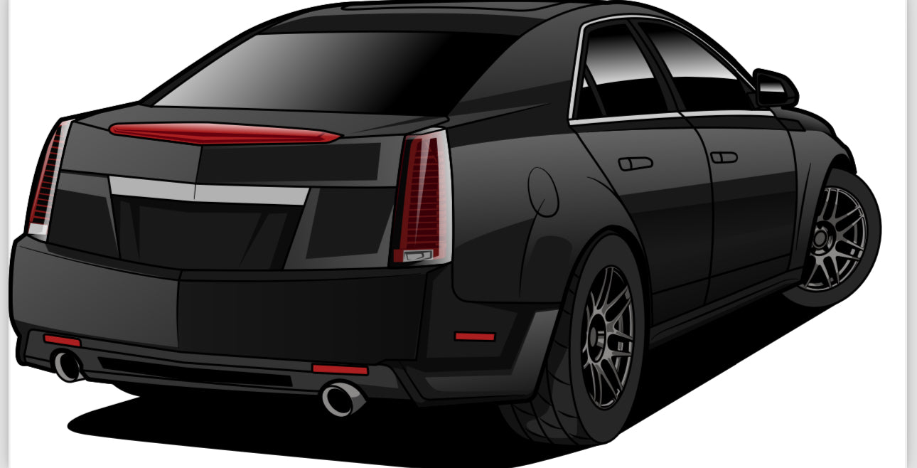 CTS-V Shirt/Sticker Package